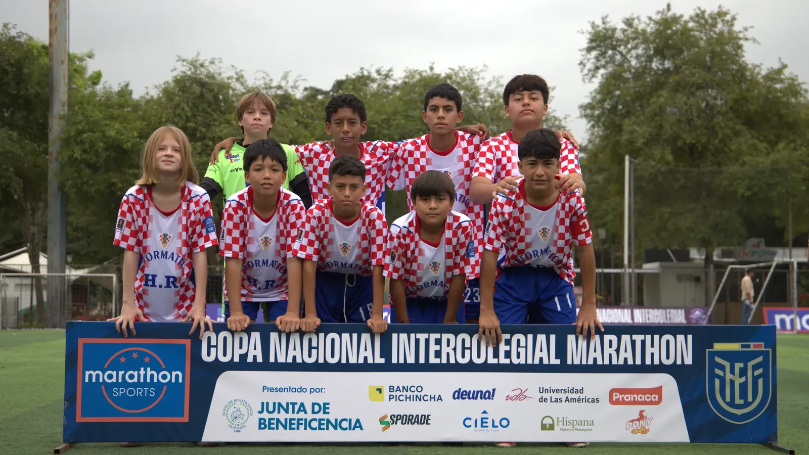 U.E. INFORMÁTICA PORTOVIEJO VS. U.E. ANDRÉS DE VERA. U13 M