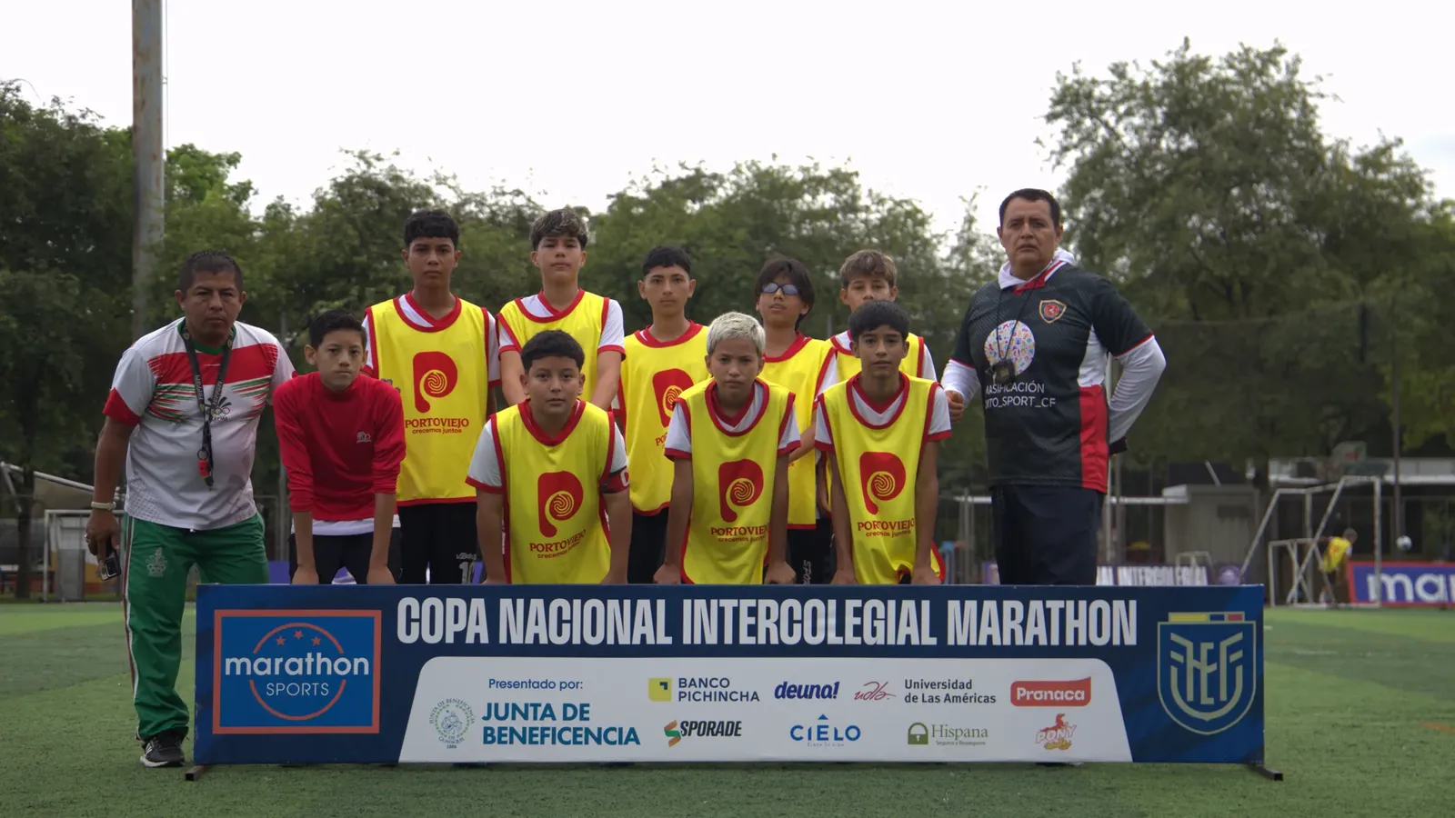 U.E. PORTOVIEJO VS. U.E. INFORMÁTICA PORTOVIEJO. U13 M