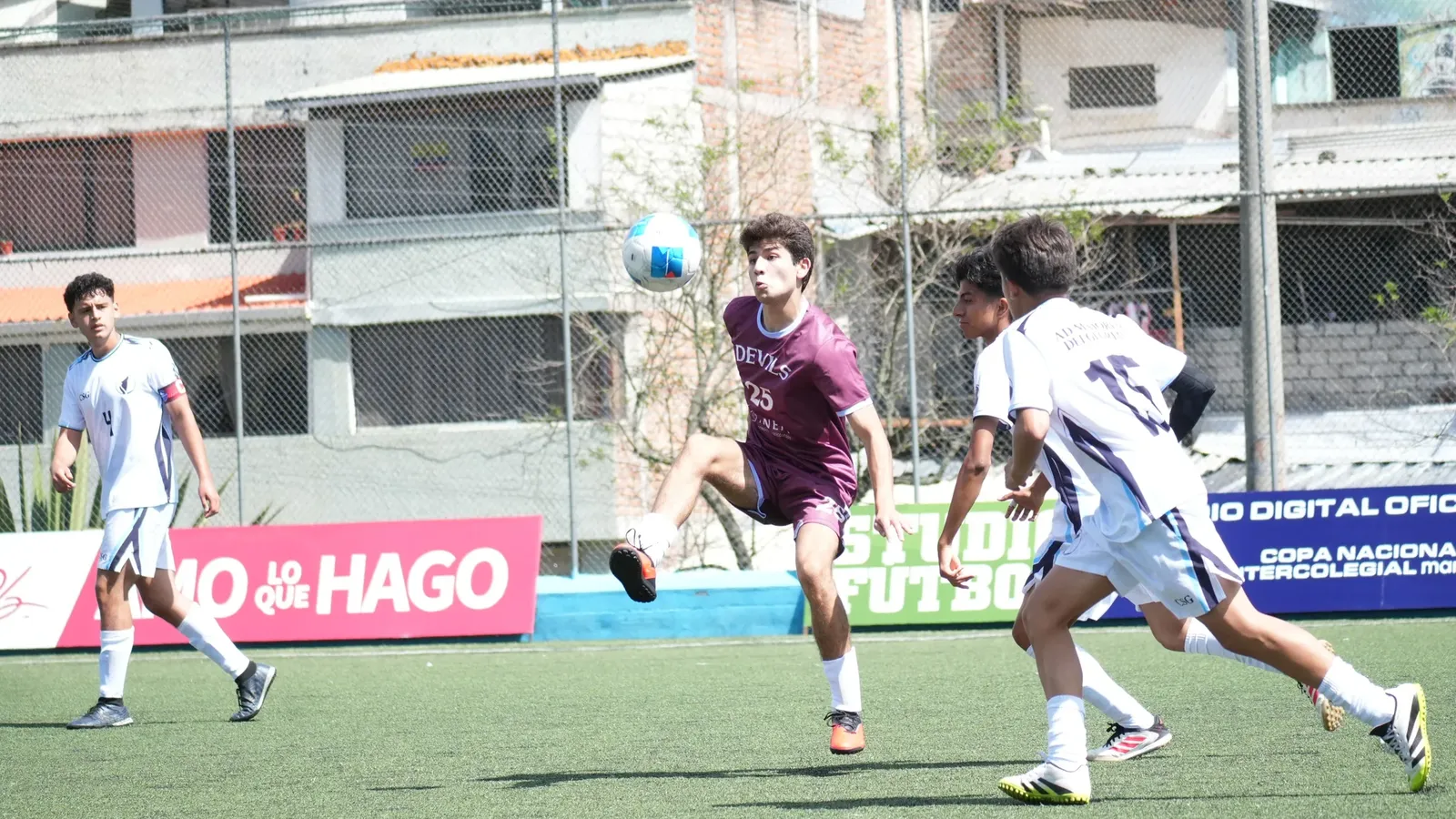 U.E. PARTICULAR SAN GABRIEL VS. COLEGIO AMERICANO DE QUITO. U17 M