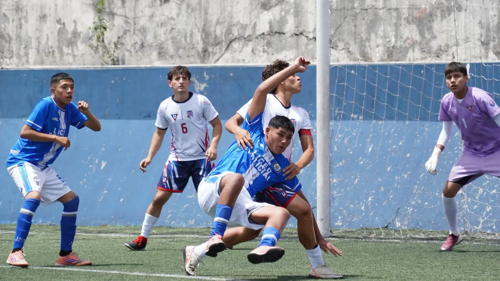 U.E. LICEO POLICIAL NORTE VS. U.E. COLEGIO DE LA LIGA INTERNACIONAL. U17 M