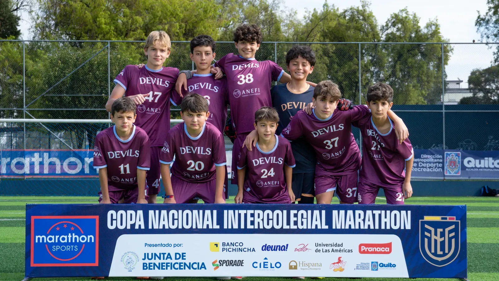 U.E. FISCOMISIONAL FE Y ALEGRÍA LA DOLOROSA VS. COLEGIO AMERICANO DE QUITO. U13 M