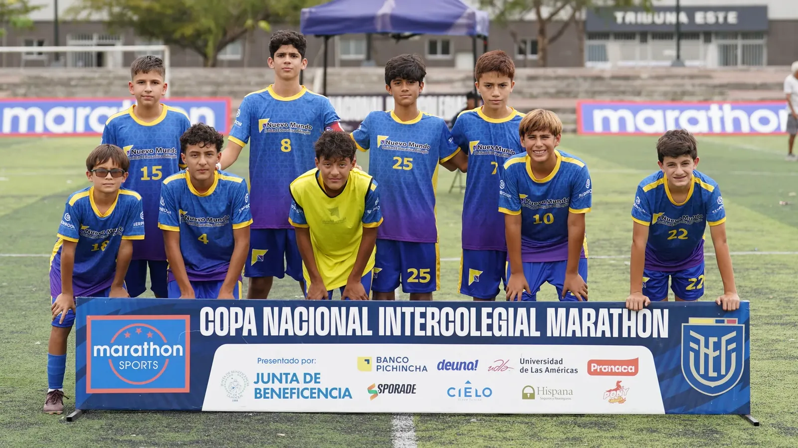 U.E RÉPLICA GUAYAQUIL vs U.E. NUEVO MUNDO. U13