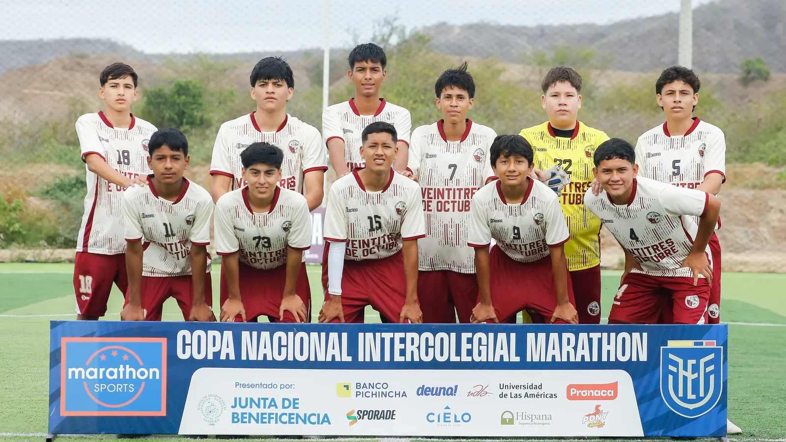 U.E. ANIBAL SAN ANDRÉS DE ROBLEDO vs U.E. VEINTITRÉS DE OCTUBRE. U15